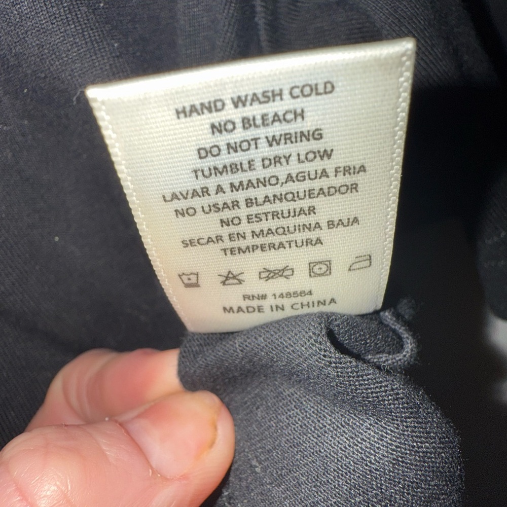 AKIRA Black Embellished Crop Top with Mandarin Collar - Picture 5 of 5